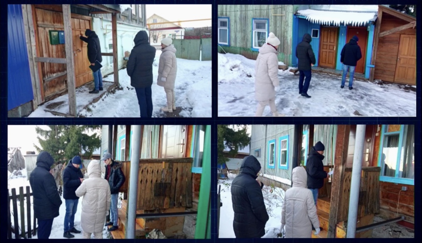 В Бирске рабочая группа проводит разъяснительные беседы с жителями по уборке снега.