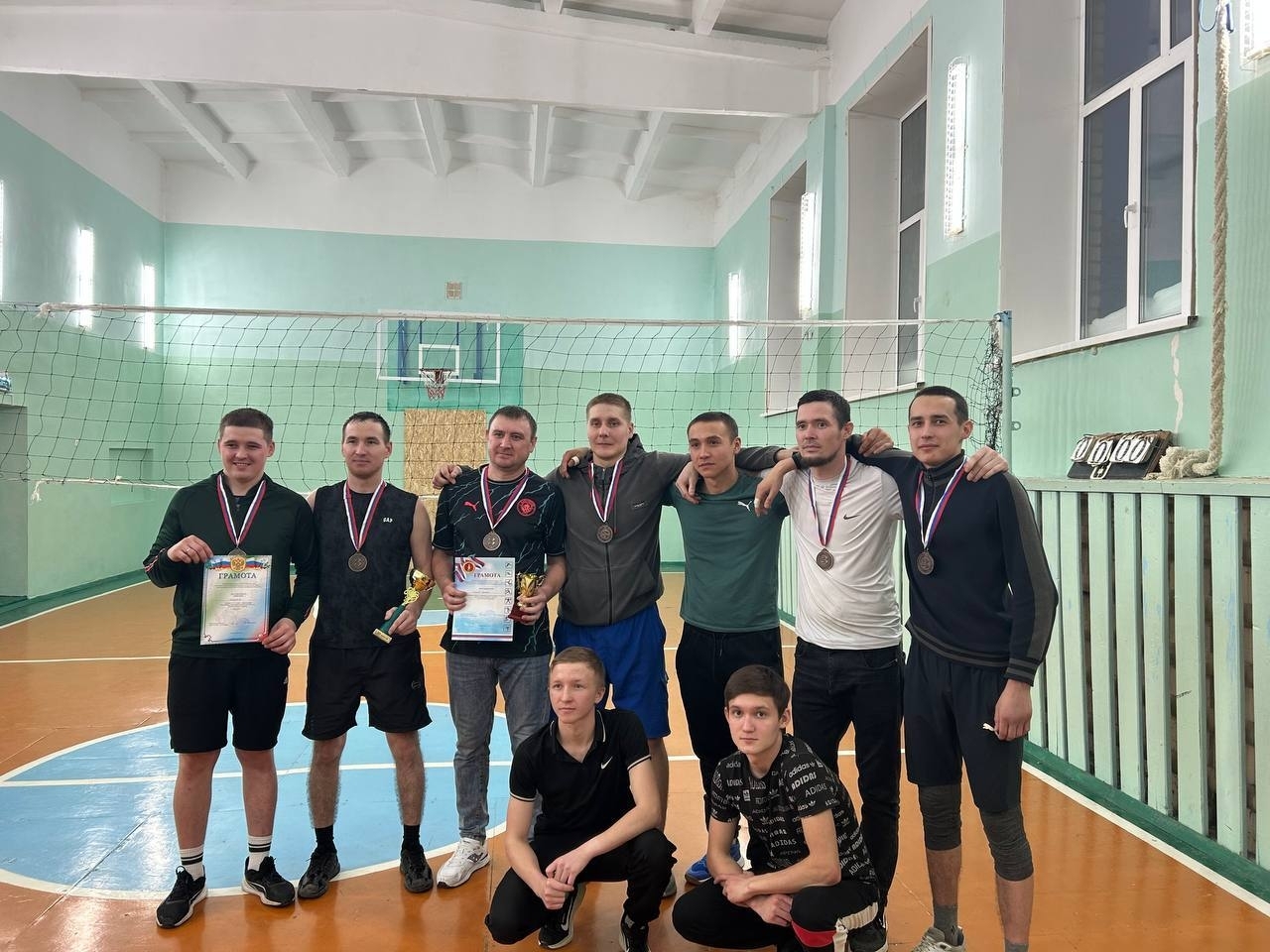 В селе Бирского района прошел Рождественский турнир по волейболу