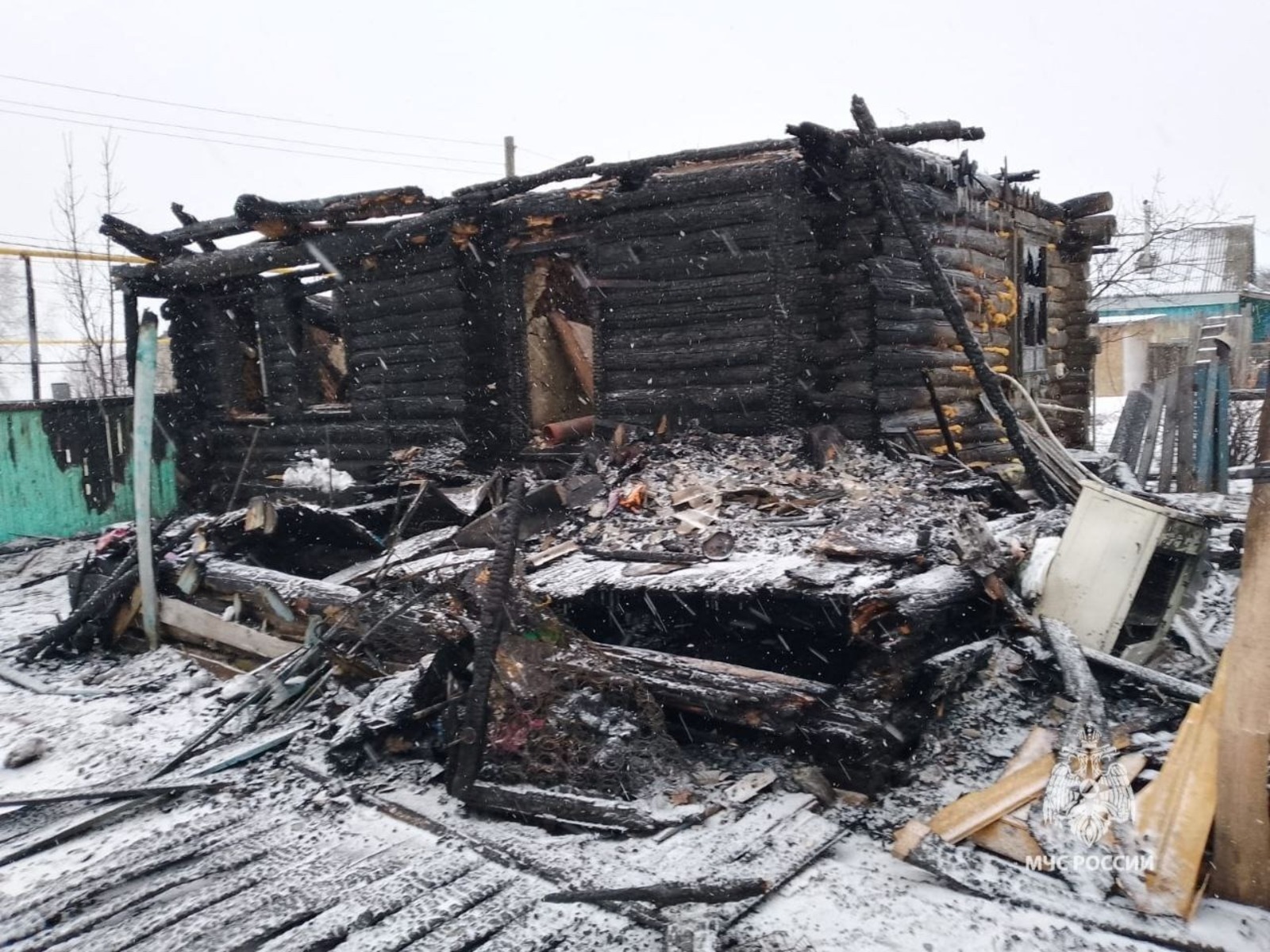 В первые два дня нового года в Башкирии произошло семь пожаров