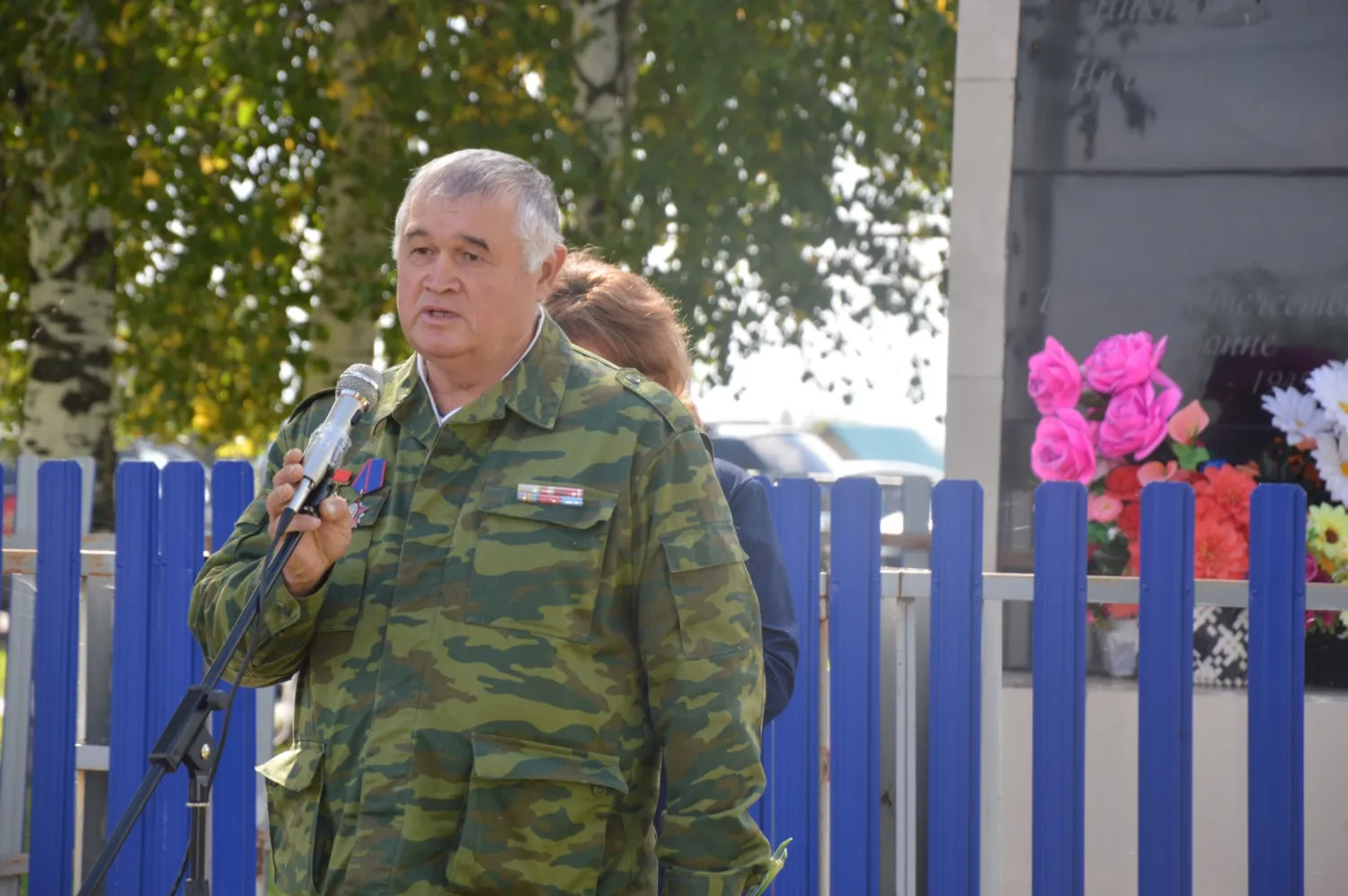 Александр Михайлов  Председатель Бирского союза ветеранов боевых действий Ринат Рафиков