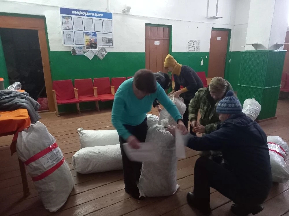 Бахтыбаевские пенсионеры активно участвовали в акции «Тепло для героя"