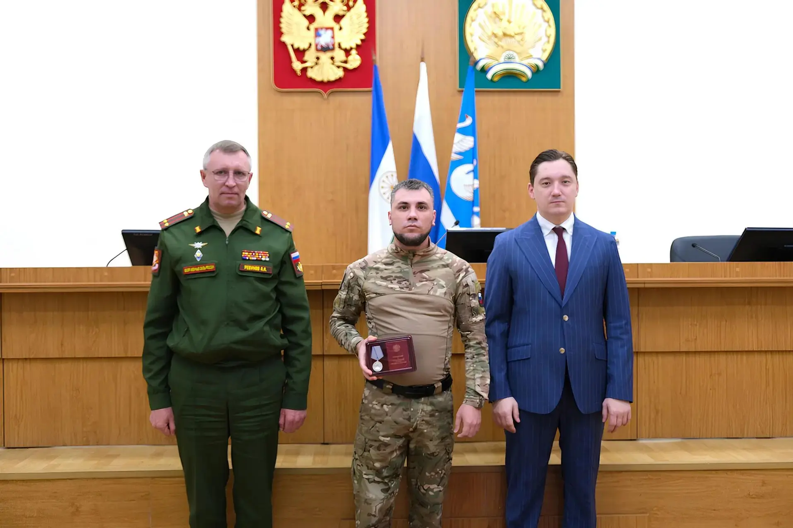 Владимир Путин наградил медалью «За отвагу» участника СВО из Башкирии