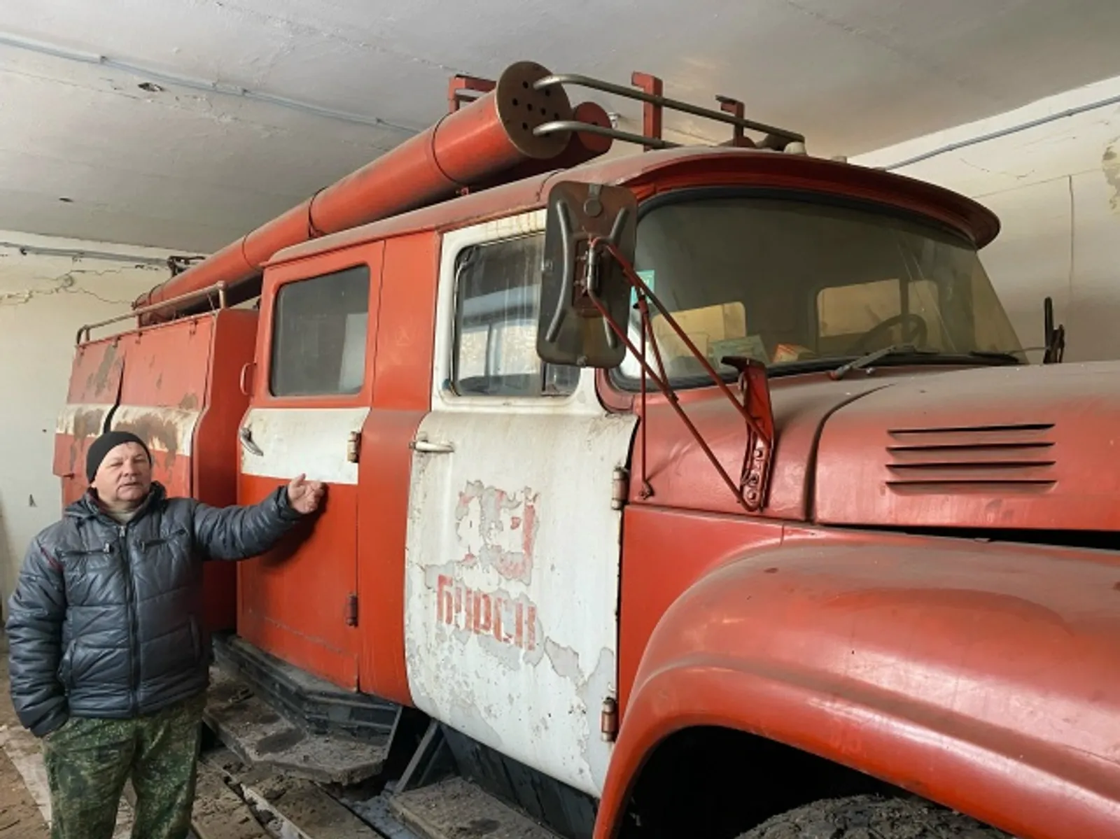 В Шелканово при содействии районной администрации появился пожарный бокс