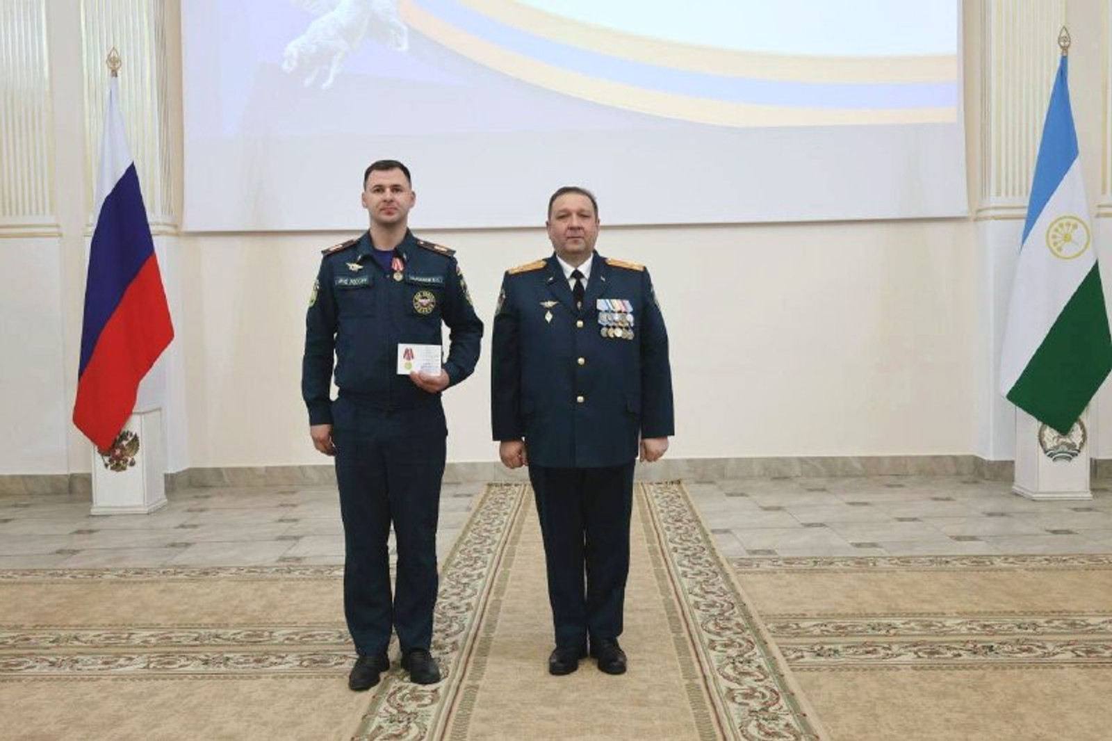 Вадим Барбашов из Бирска награжден медалью МЧС России «За спасение на пожаре»