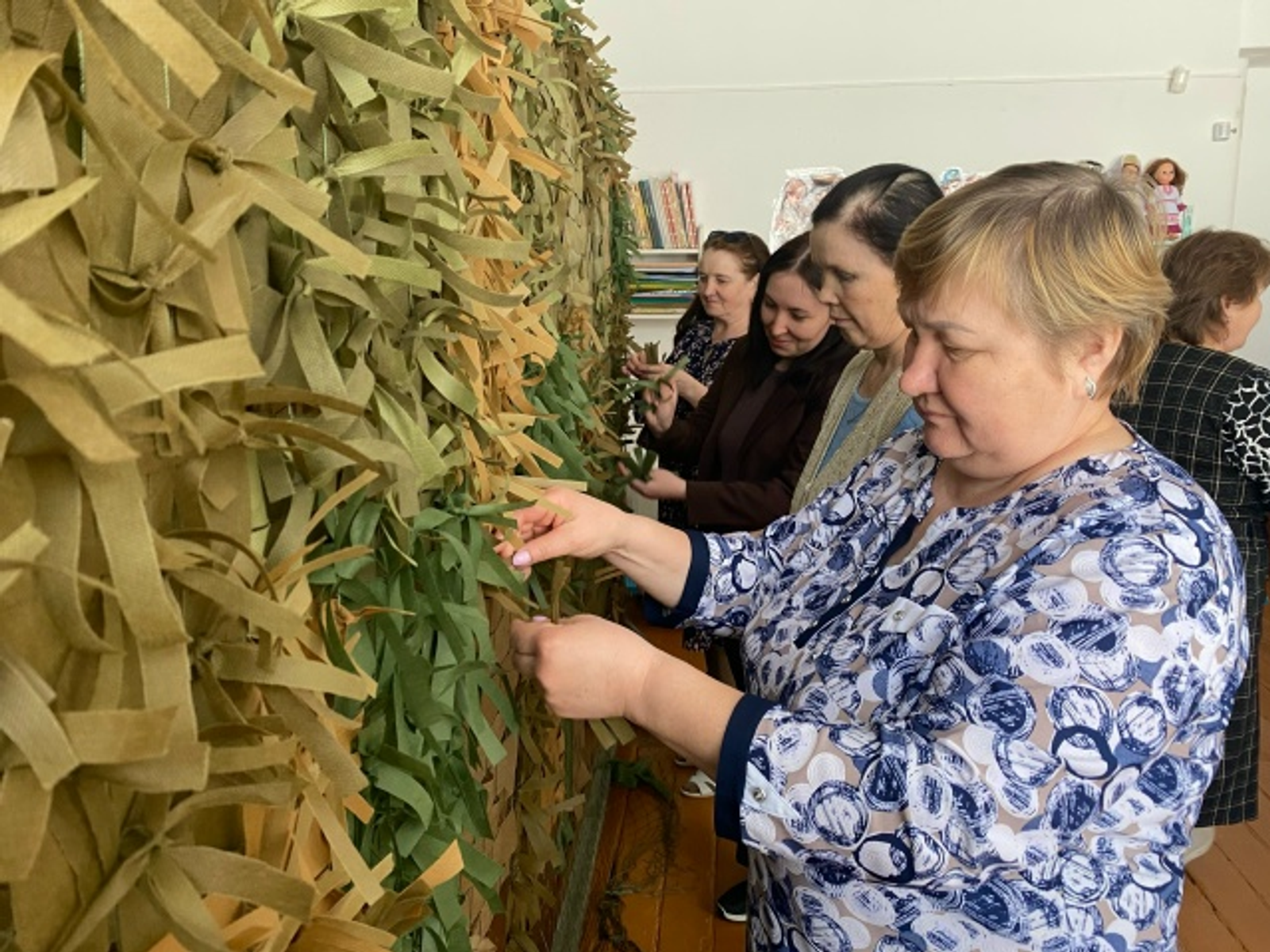 Жители села Шелканово объединились в патриотическом деле