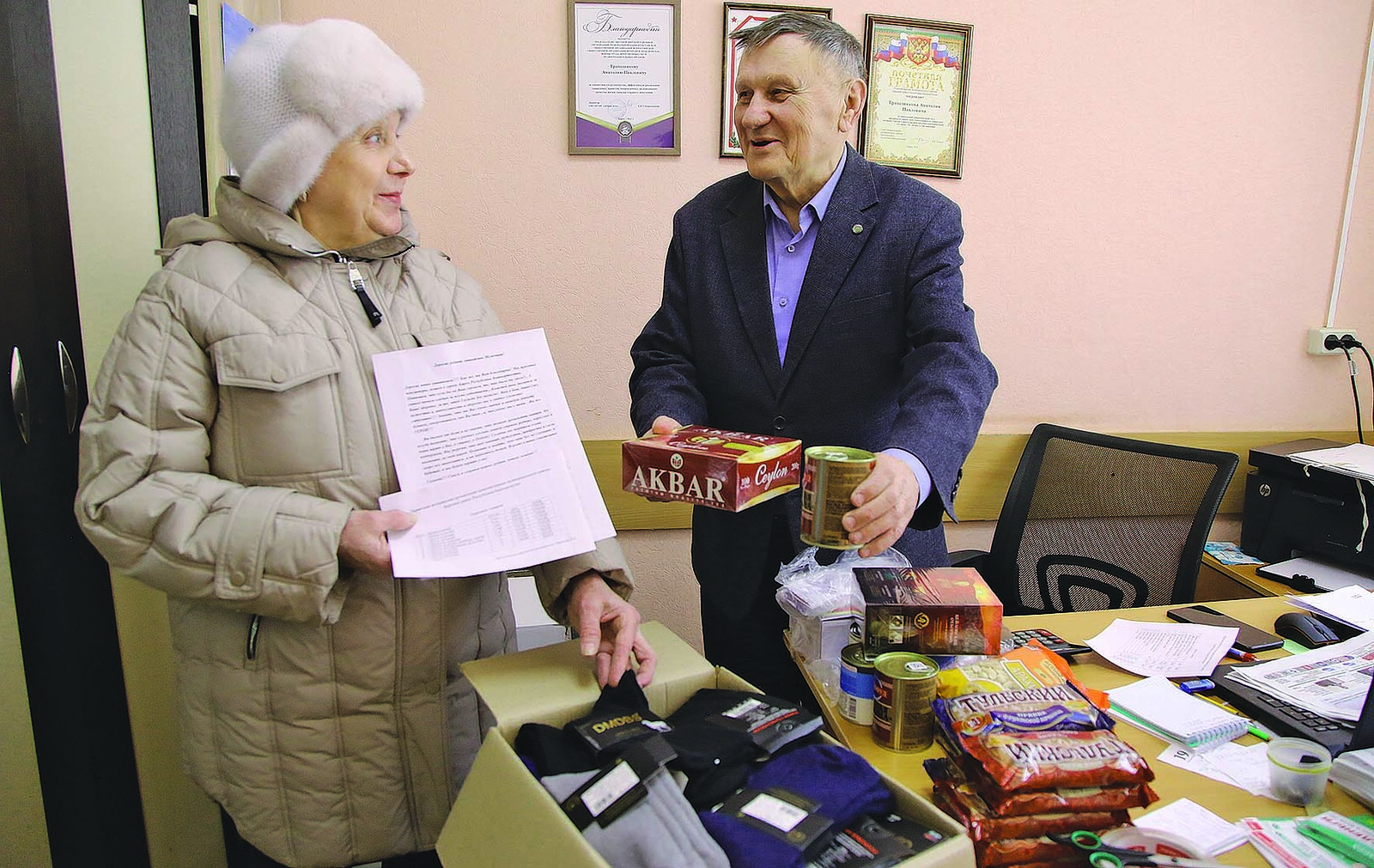 Бирские ветераны активно участвуют в акции «Тепло для Героя»