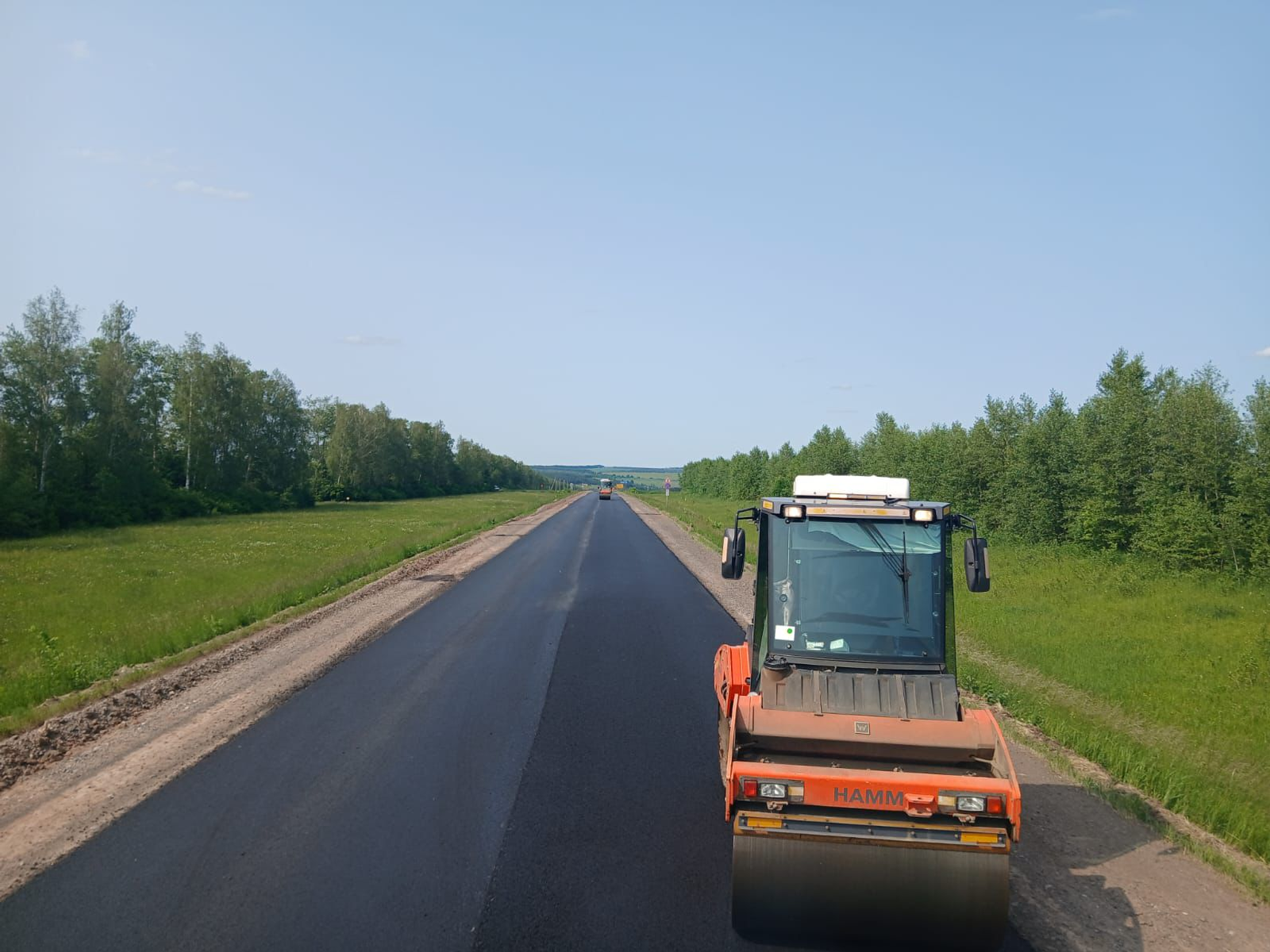 В Башкирии обновили асфальт на дороге Уфа–Бирск–Янаул