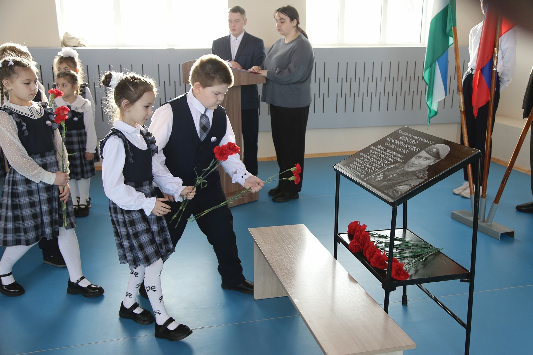 В школе села Николаевка состоялось открытие мемориальной доски