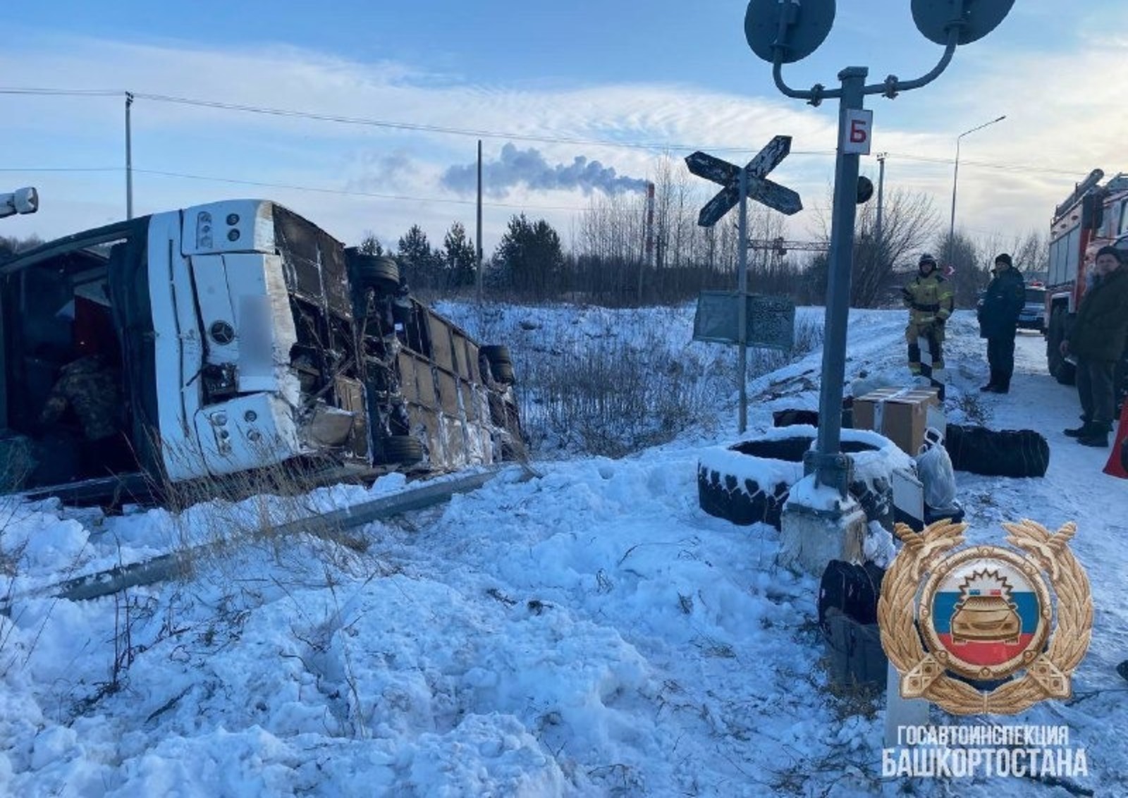 В Башкирии  вахтовики пострадали в ДТП
