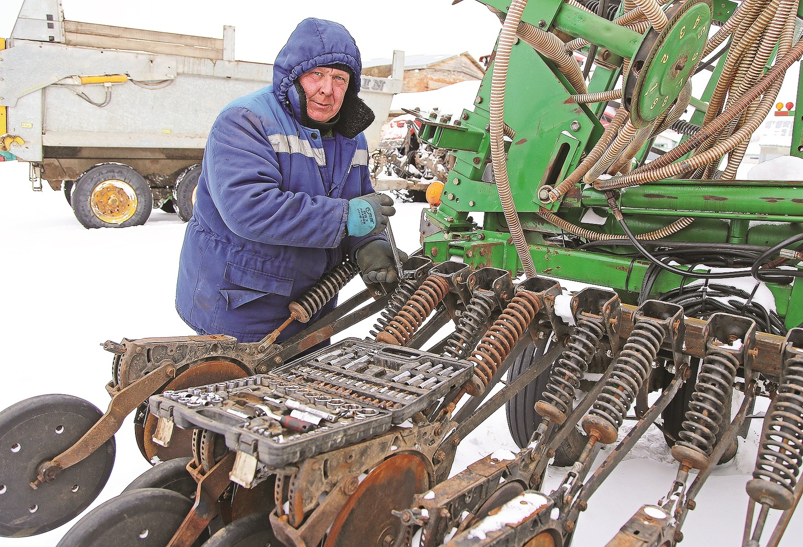 Бирский филиал МТС «Центральная» готовит технику к весенним полевым работам