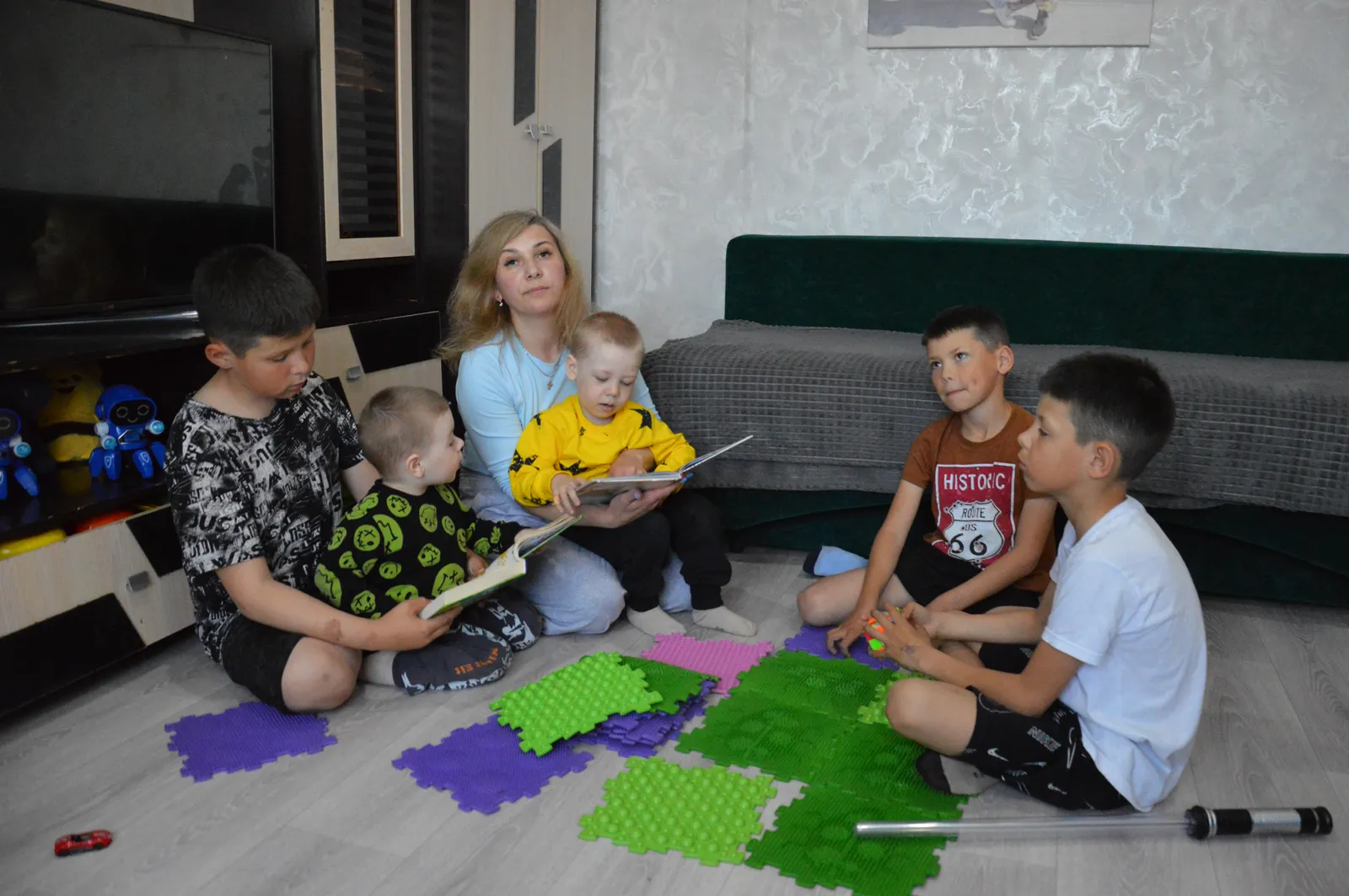 Многодетная мама из Бирского района уверена: крепкая семья строится на любви