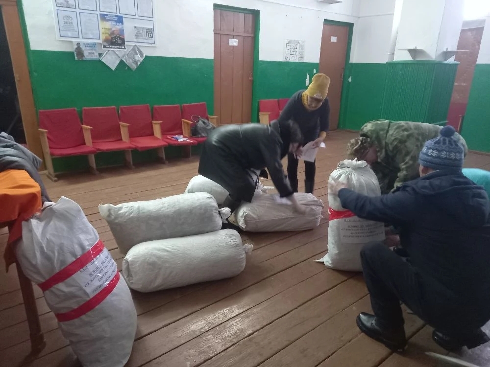 Бахтыбаевские пенсионеры активно участвовали в акции «Тепло для героя"