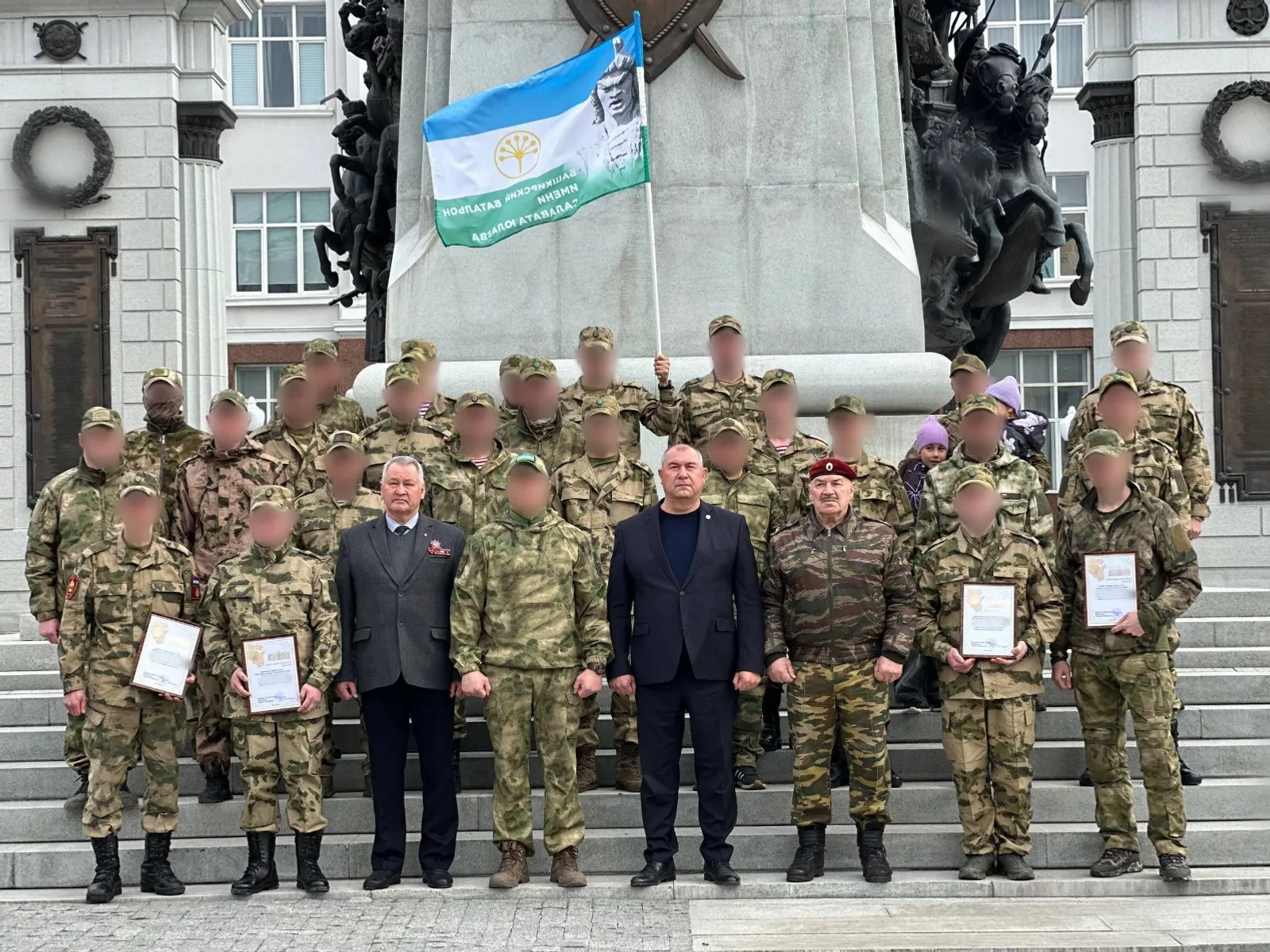 В Башкирии из зоны СВО встретили бойцов батальона имени Салавата Юлаева