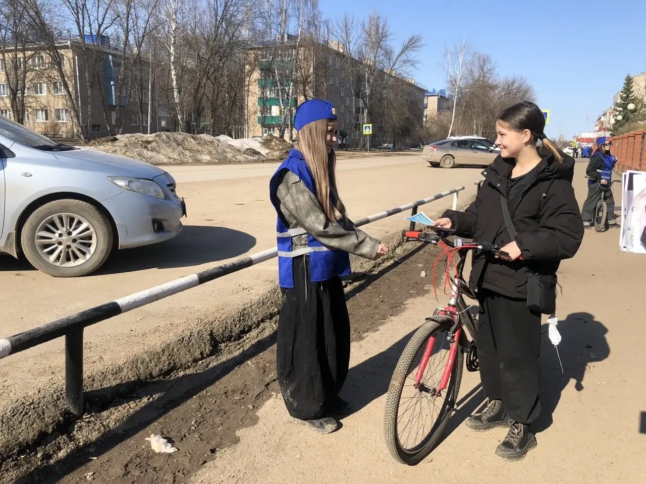 В Бирске юные инспекторы движения средней школы №9 действуют единой командой